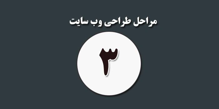 مرحله سوم از طراحی وب سایت