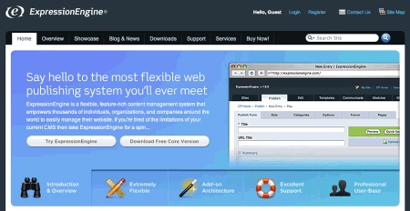 وب‌سایت ExpressionEngine
